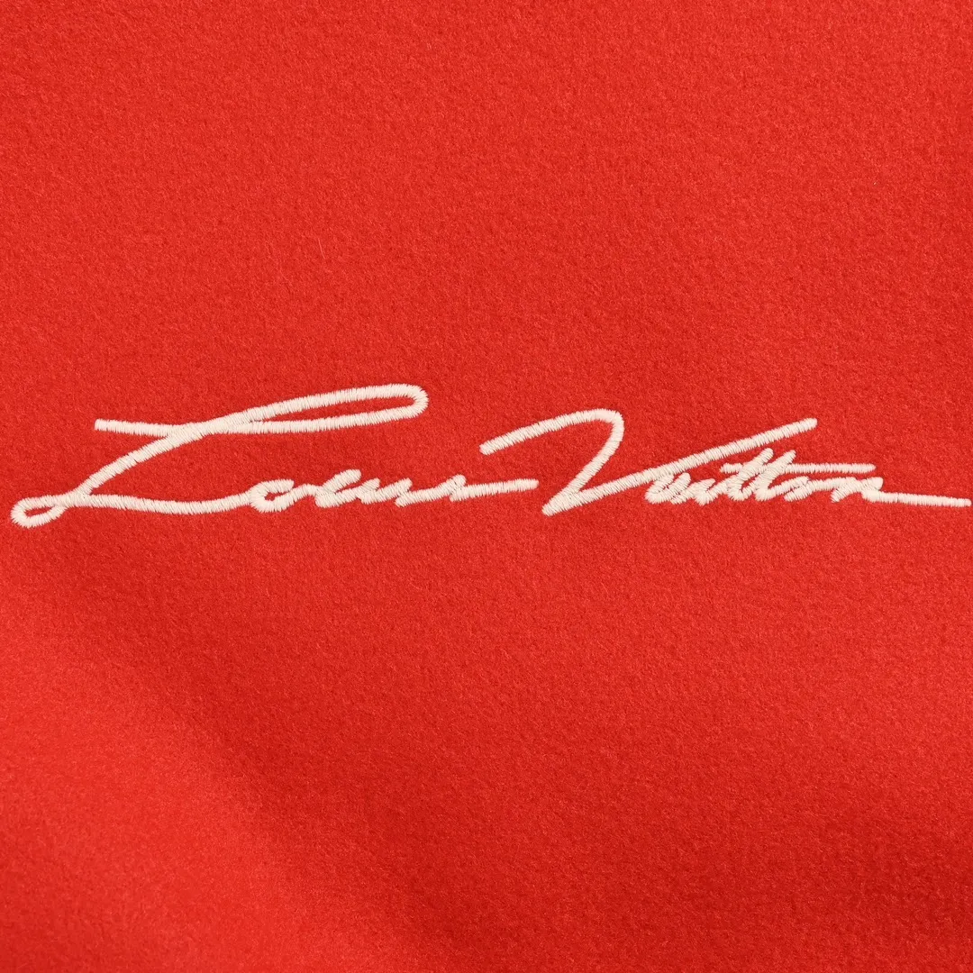 Louis Vuitton/Louis Vuitton 24Fw pearl hot diamond lettering baseball jacket